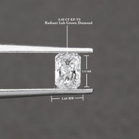 IGI Certified Radiant Cut Lab Grown Loose Diamond