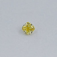 Yellow Cushion Cut Lab Grown Loose Diamond
