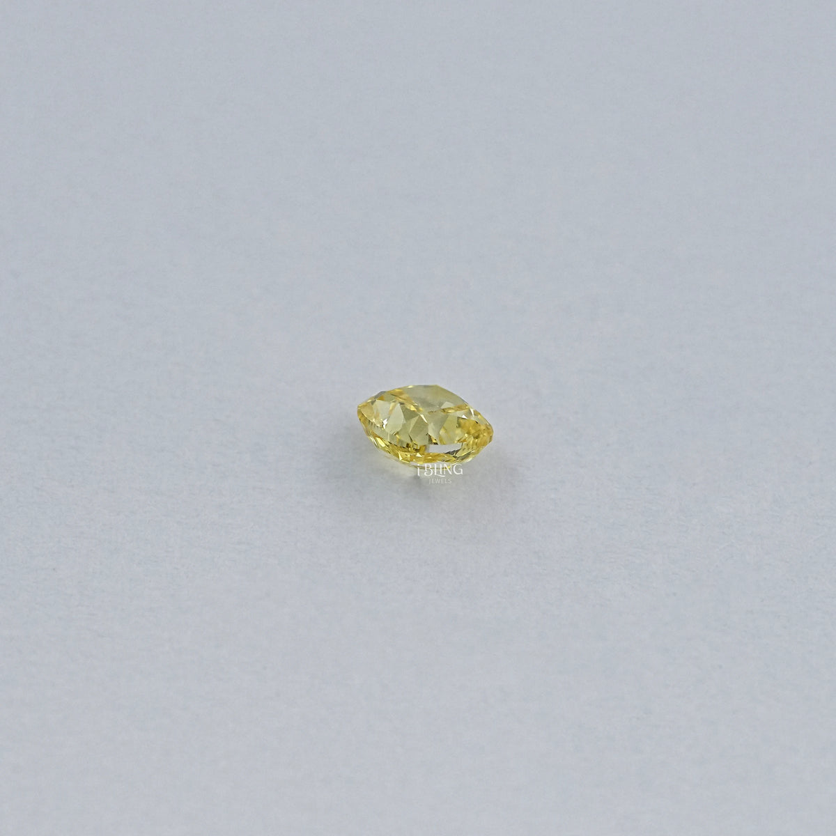 Yellow Cushion Cut Lab Grown Loose Diamond