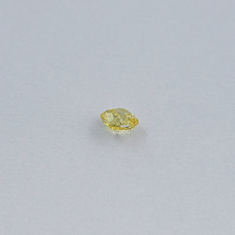 Yellow Cushion Cut Lab Grown Loose Diamond