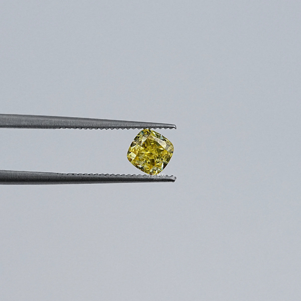 Yellow Cushion Cut Lab Grown Loose Diamond