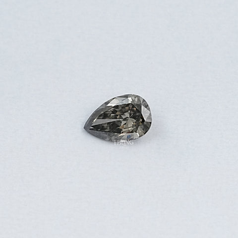 Olive Pear Shape Lab Grown Loose Diamond