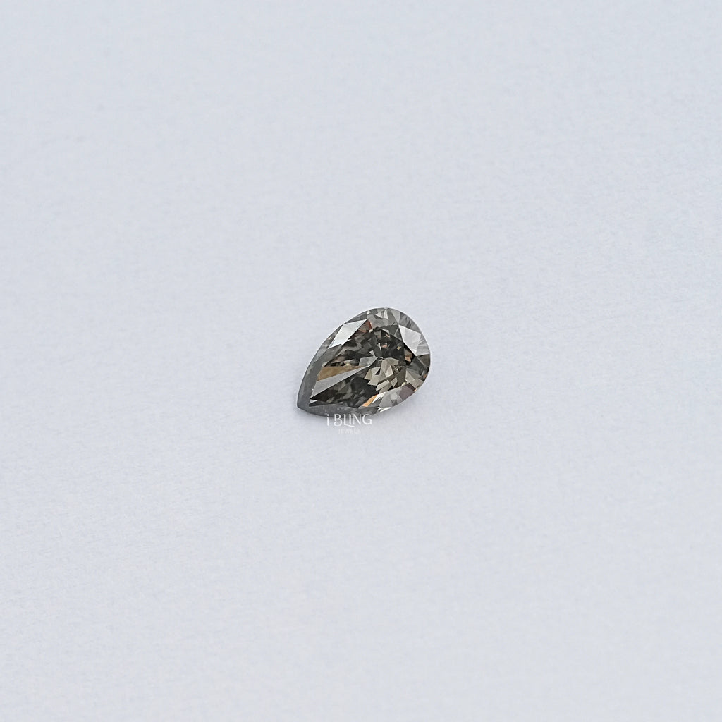 Olive Pear Shape Lab Grown Loose Diamond