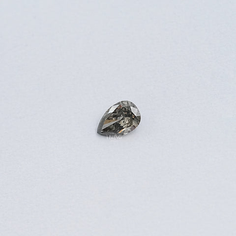 Olive Pear Shape Lab Grown Loose Diamond