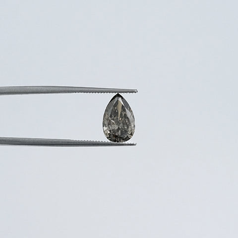 Olive Pear Shape Lab Grown Loose Diamond