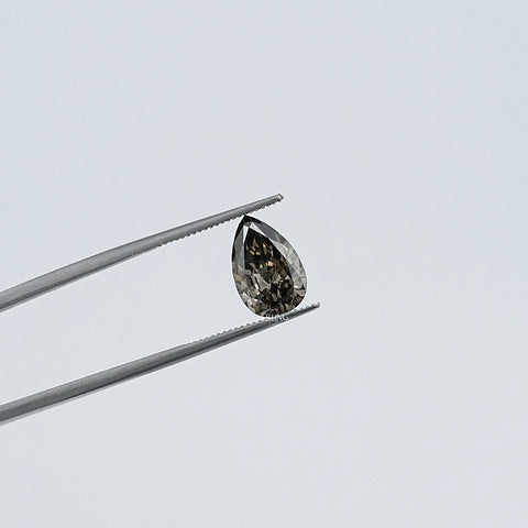 Olive Pear Shape Lab Grown Loose Diamond