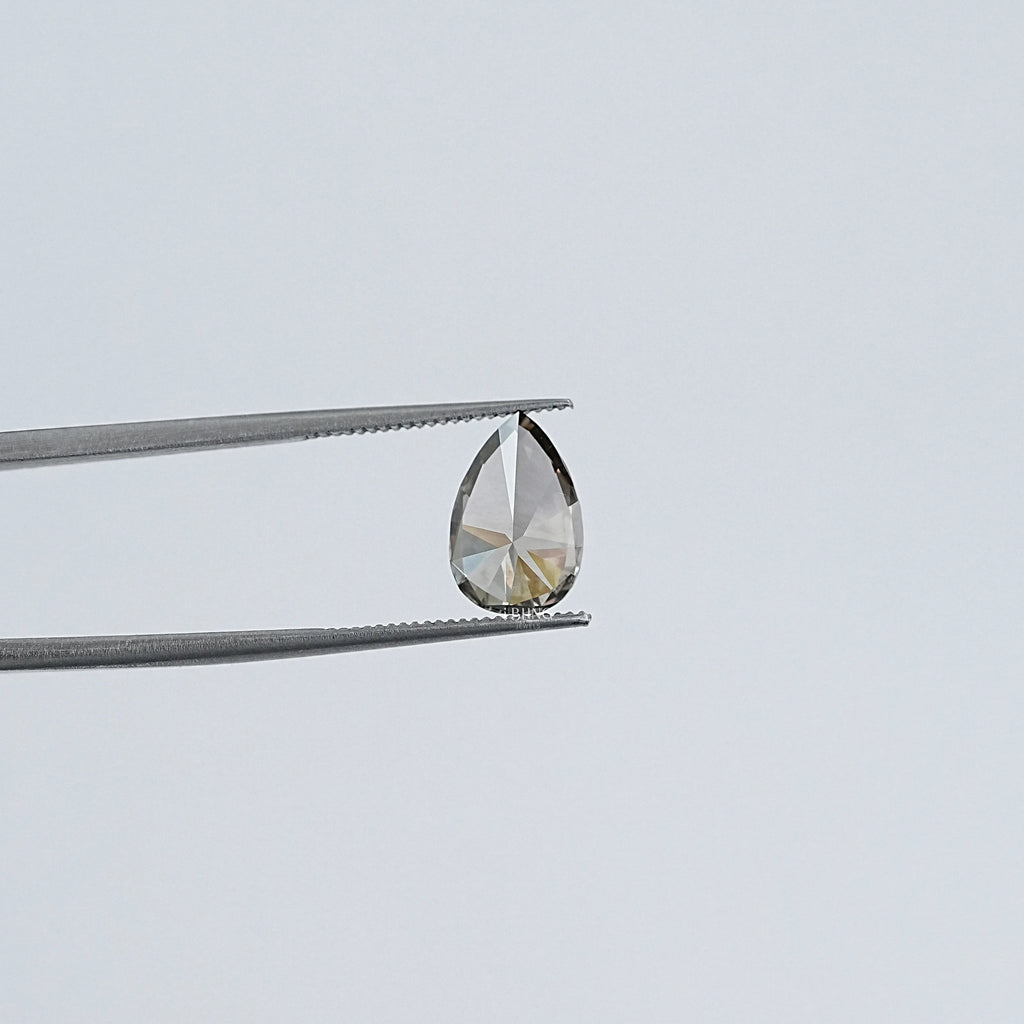 Olive Pear Shape Lab Grown Loose Diamond