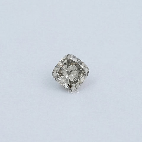 3.10 CT Olive Cushion Cut Lab Loose Diamond