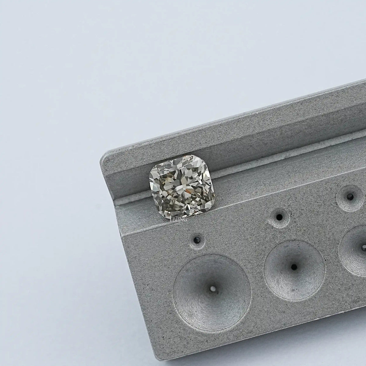 3.10 CT Olive Cushion Cut Lab Loose Diamond Loose Diamond