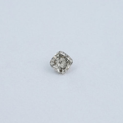 3.10 CT Olive Cushion Cut Lab Loose Diamond