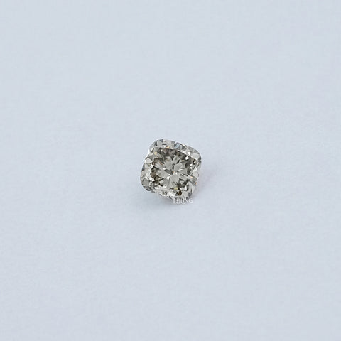 3.10 CT Olive Cushion Cut Lab Loose Diamond