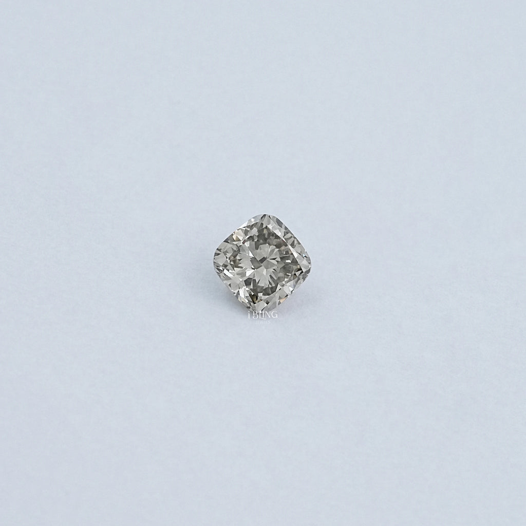 3.10 CT Olive Cushion Cut Lab Loose Diamond