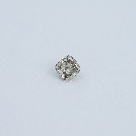3.10 CT Olive Cushion Cut Lab Loose Diamond