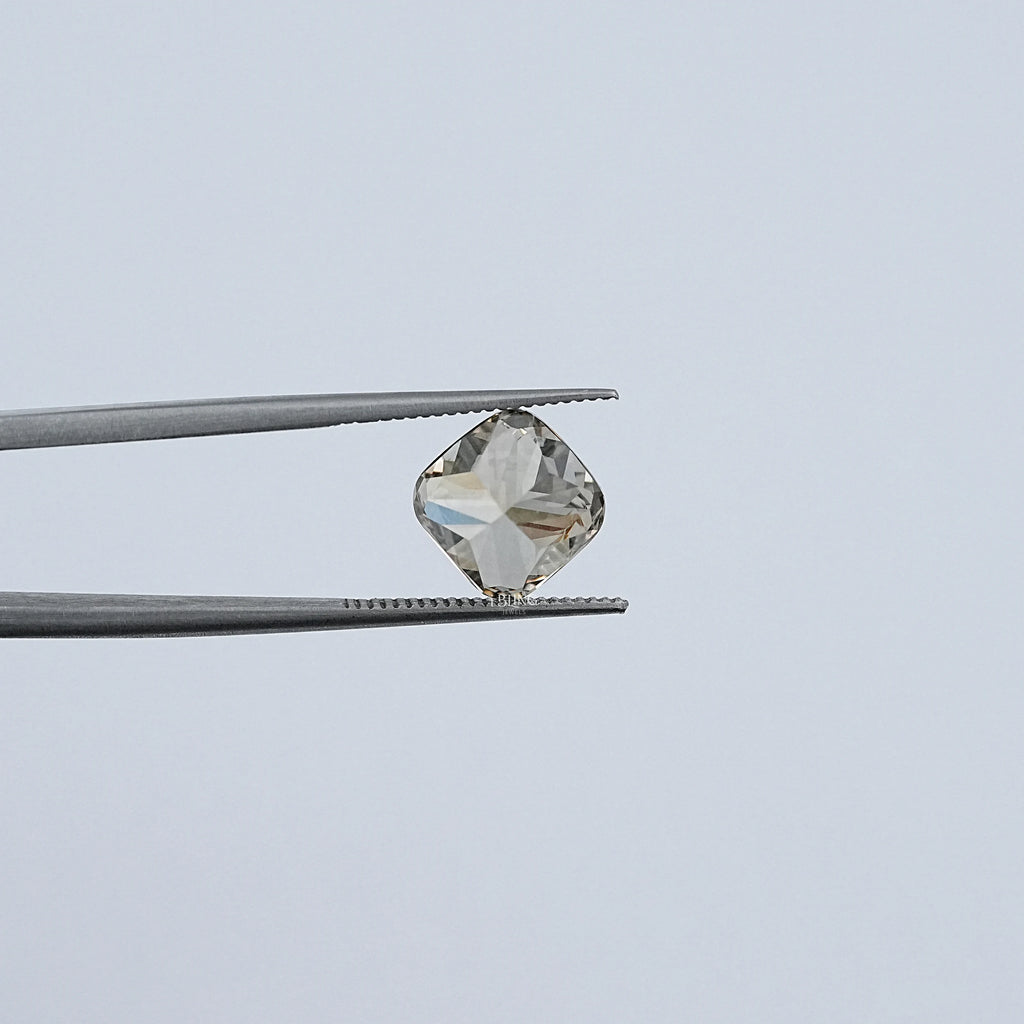 3.10 CT Olive Cushion Cut Lab Loose Diamond