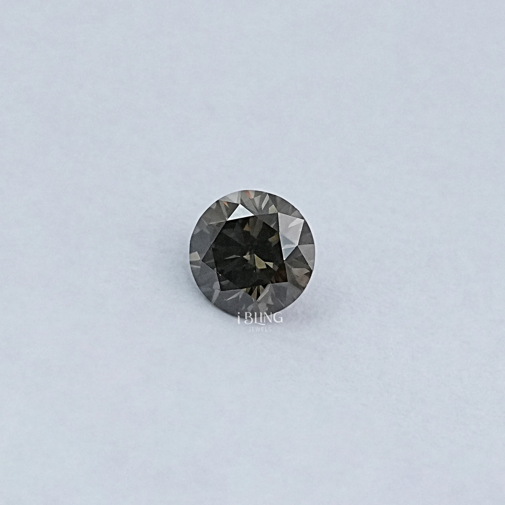 Olive Round Lab Grown Loose Diamond
