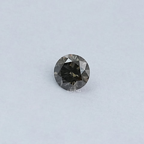 Olive Round Lab Grown Loose Diamond