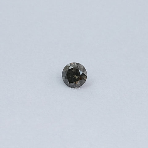 Olive Round Lab Grown Loose Diamond