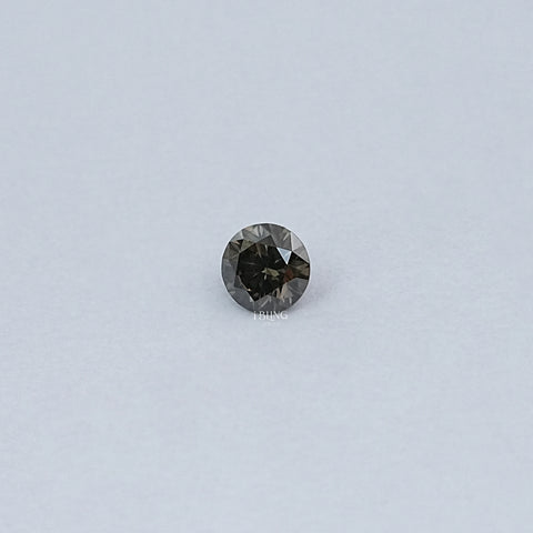 Olive Round Lab Grown Loose Diamond
