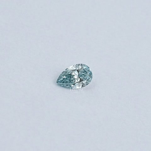 Light Blue Pear Cut Lab Loose Diamond