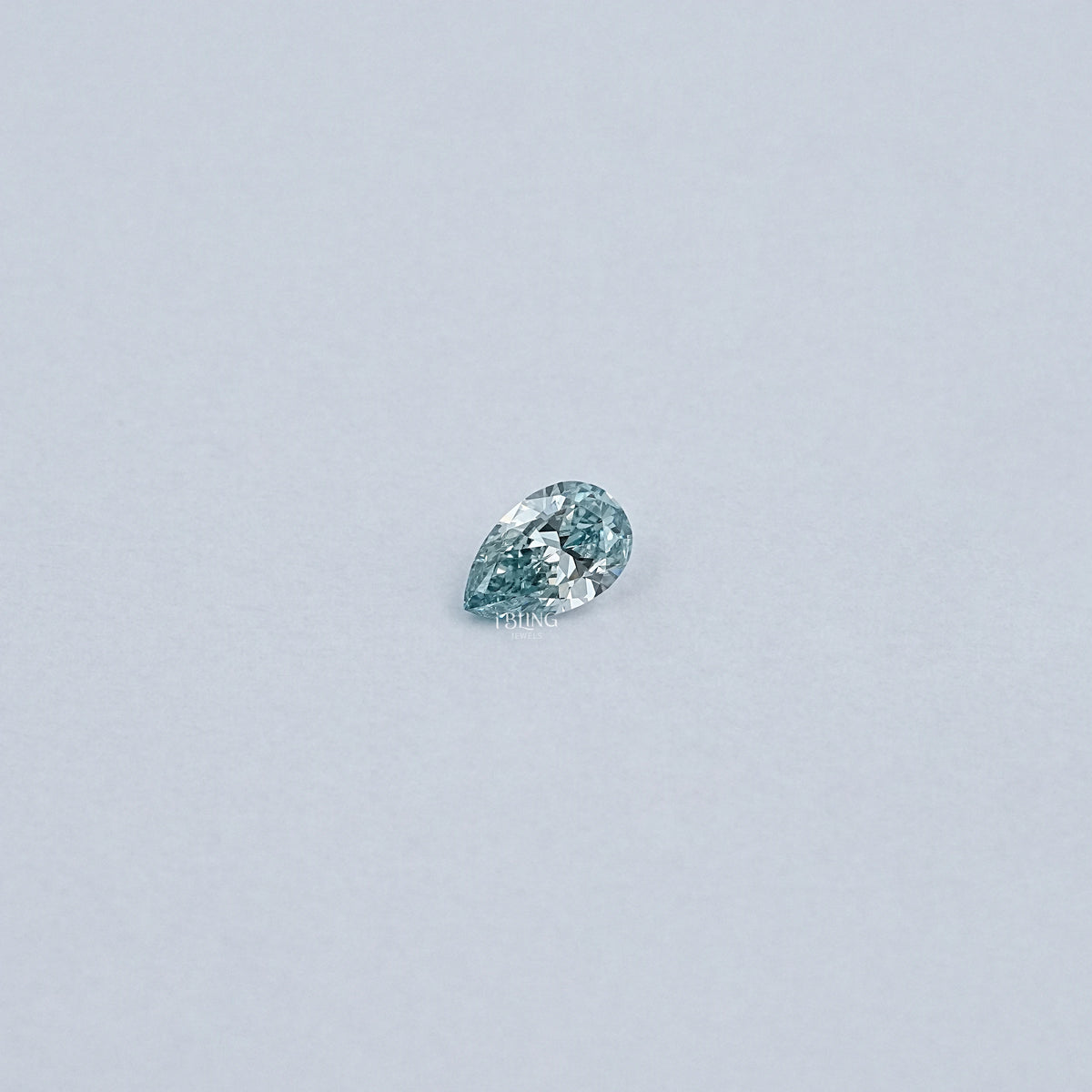 Light Blue Pear Cut Lab Loose Diamond Loose Diamond
