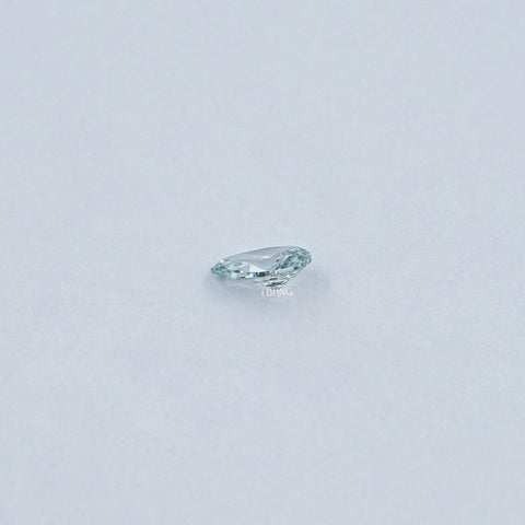 Light Blue Pear Cut Lab Loose Diamond