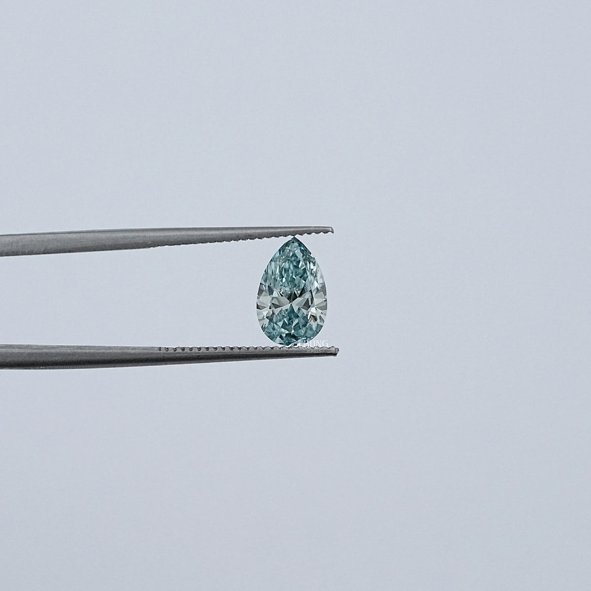Light Blue Pear Cut Lab Loose Diamond Loose Diamond