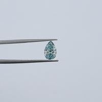 Light Blue Pear Cut Lab Loose Diamond