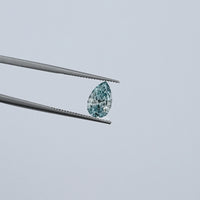 Light Blue Pear Cut Lab Loose Diamond