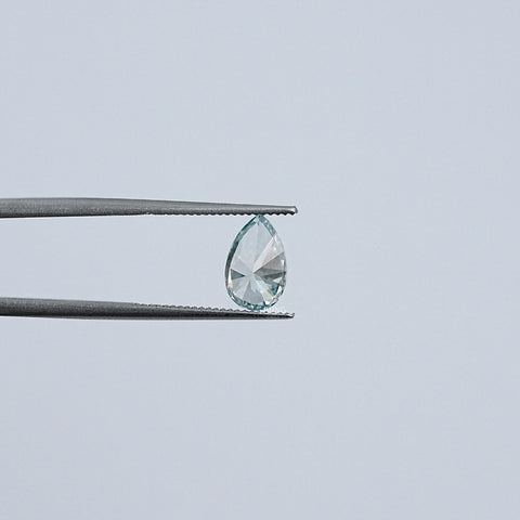 Light Blue Pear Cut Lab Loose Diamond