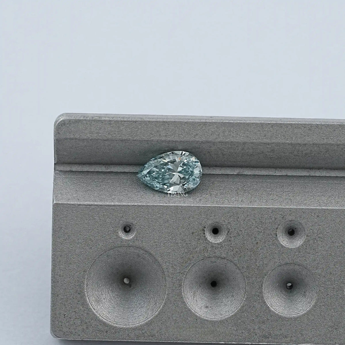 Light Blue Pear Cut Lab Loose Diamond Loose Diamond