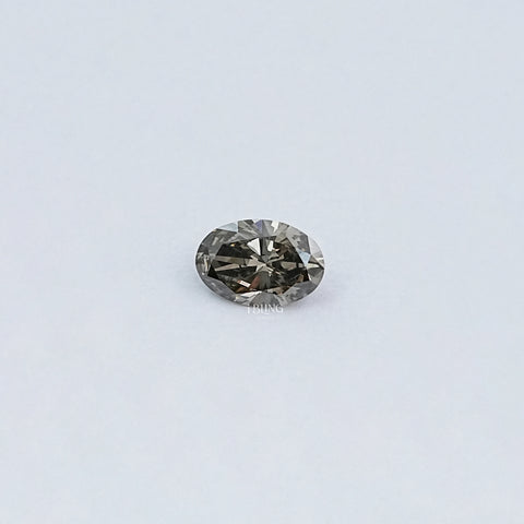 Olive Oval Cut Lab Grown Loose Diamond