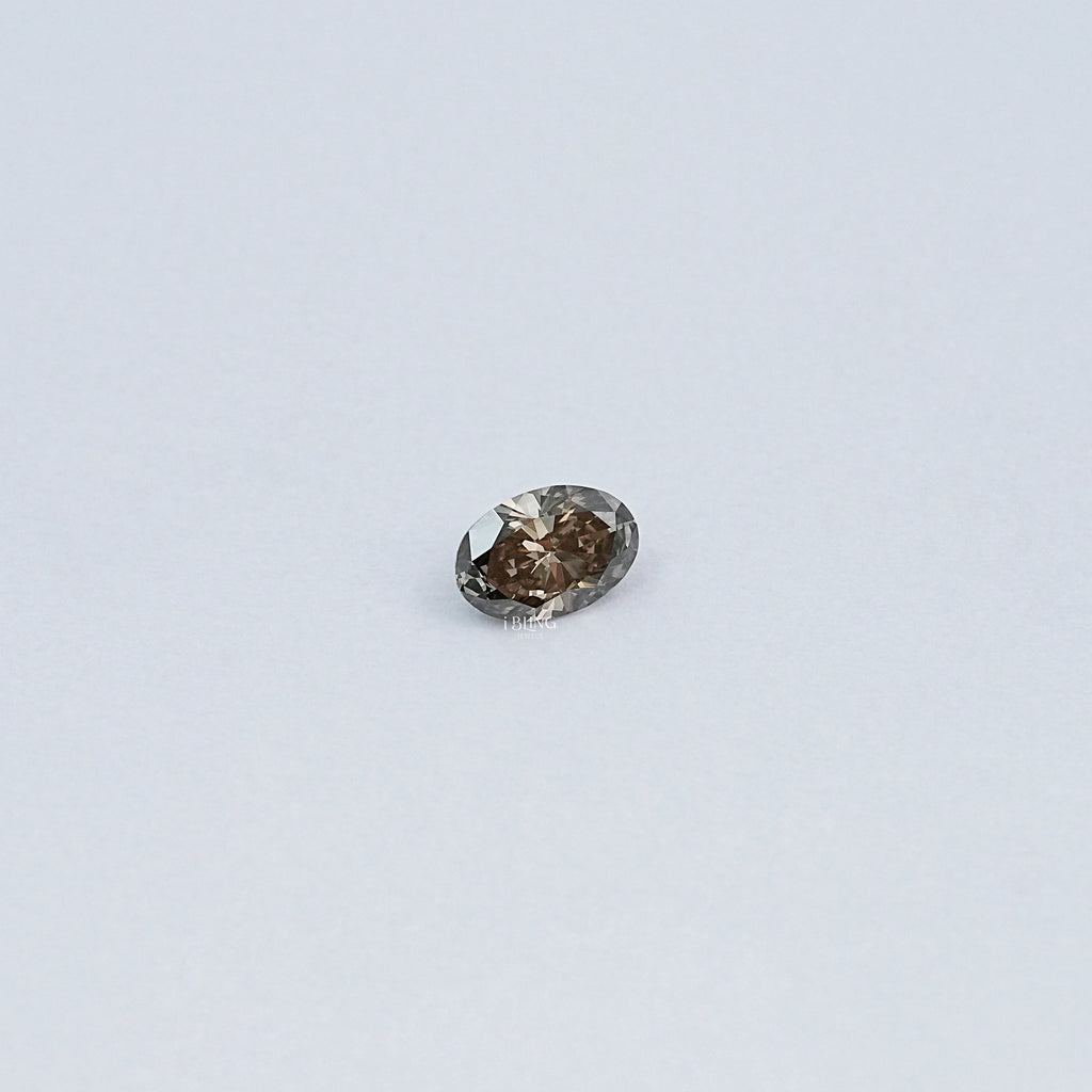 Olive Oval Cut Lab Grown Loose Diamond