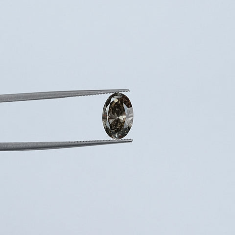 Olive Oval Cut Lab Grown Loose Diamond