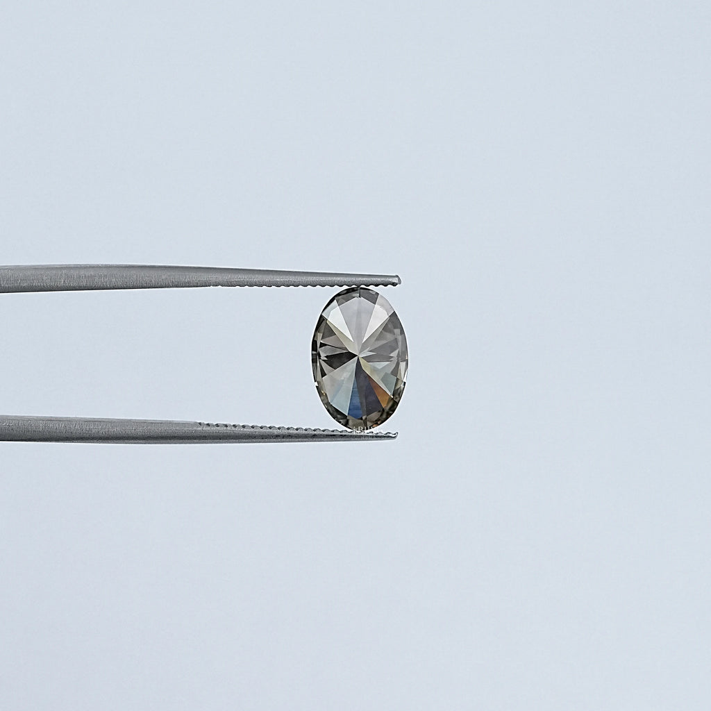 Olive Oval Cut Lab Grown Loose Diamond