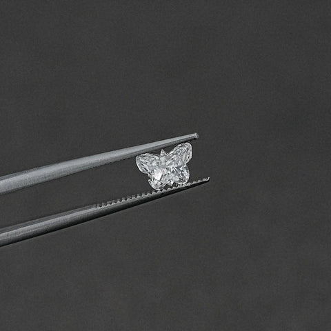 Butter Fly Shape Lab Grown Loose Diamond