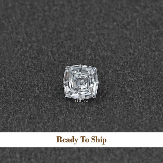 Step Cut Cushion Lab Grown Loose Diamond Loose Diamond
