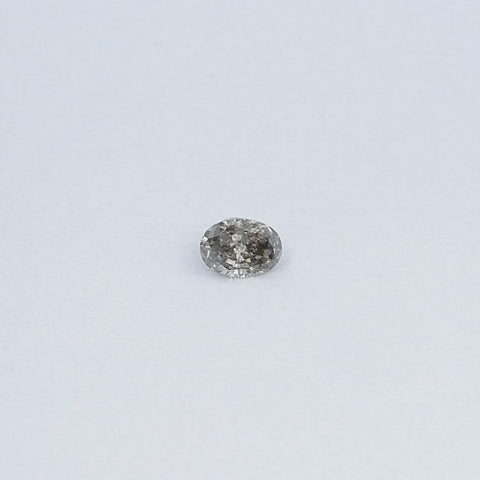 Black Olive Oval Cut Lab Loose Diamond