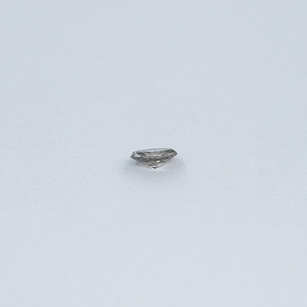Black Olive Oval Cut Lab Loose Diamond