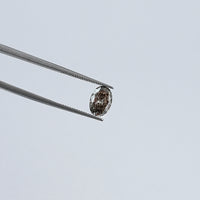 Black Olive Oval Cut Lab Loose Diamond