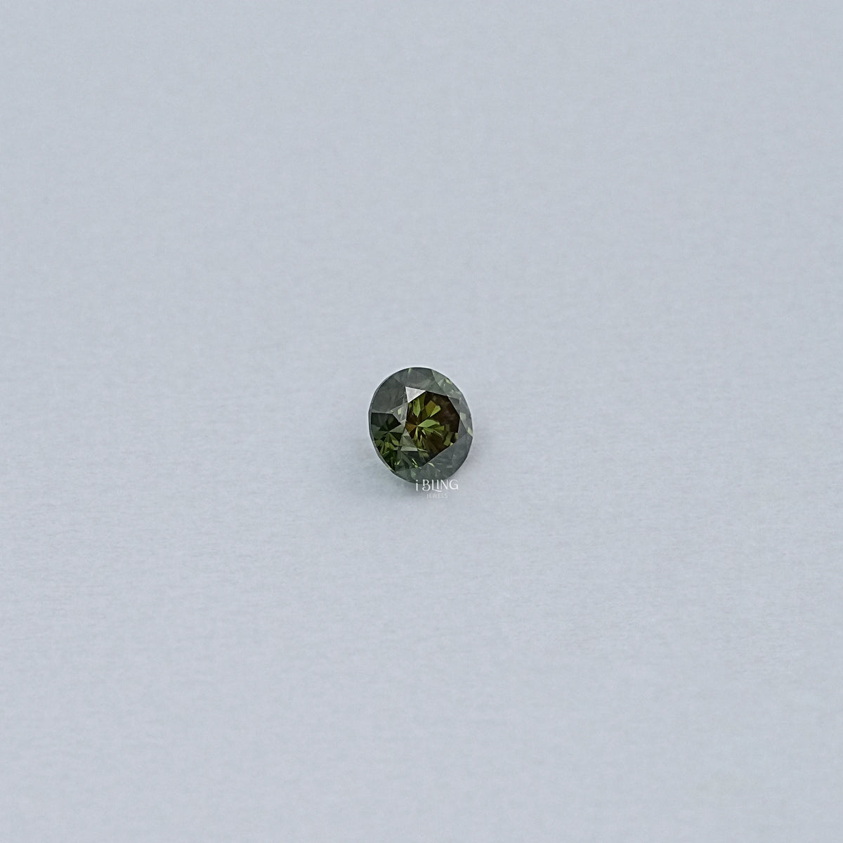 Green Round Lab Grown Loose Diamond Loose Diamond