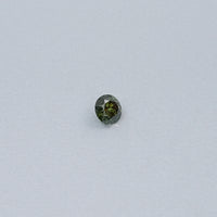 Green Round Lab Grown Loose Diamond