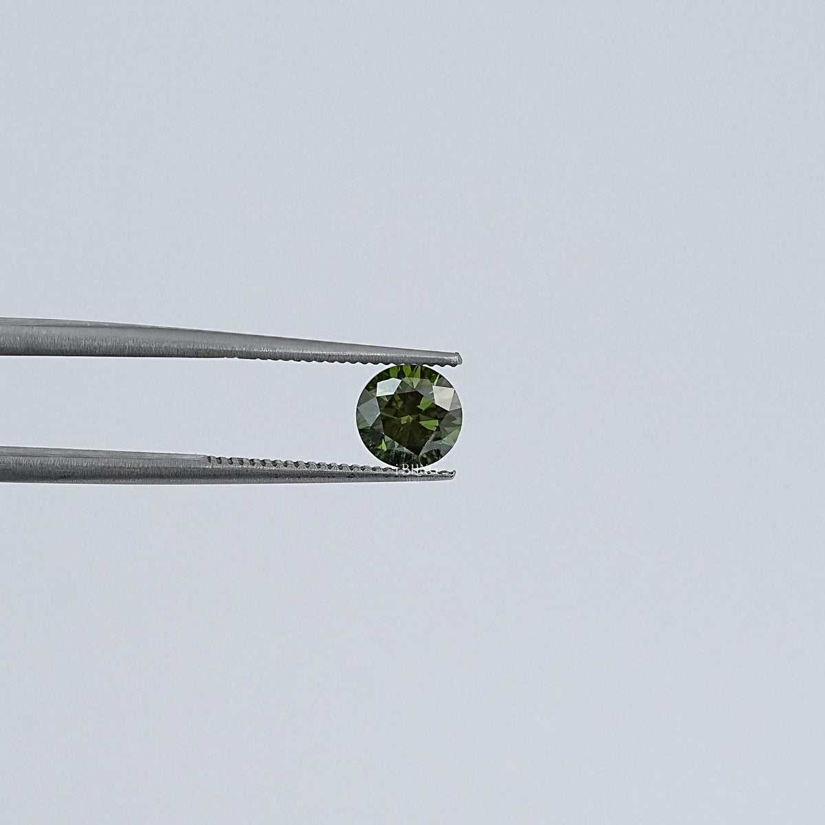 Green Round Lab Grown Loose Diamond Loose Diamond