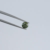 Green Round Lab Grown Loose Diamond