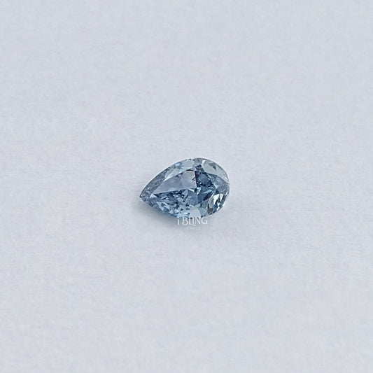 Blue Pear Shape Lab Loose Diamond Loose Diamond