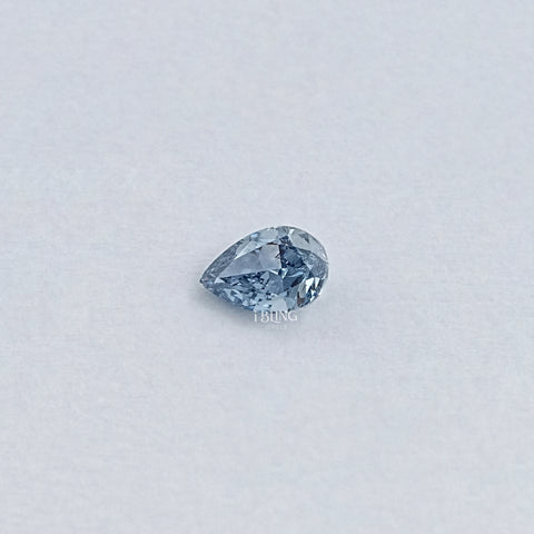 Blue Pear Shape Lab Loose Diamond