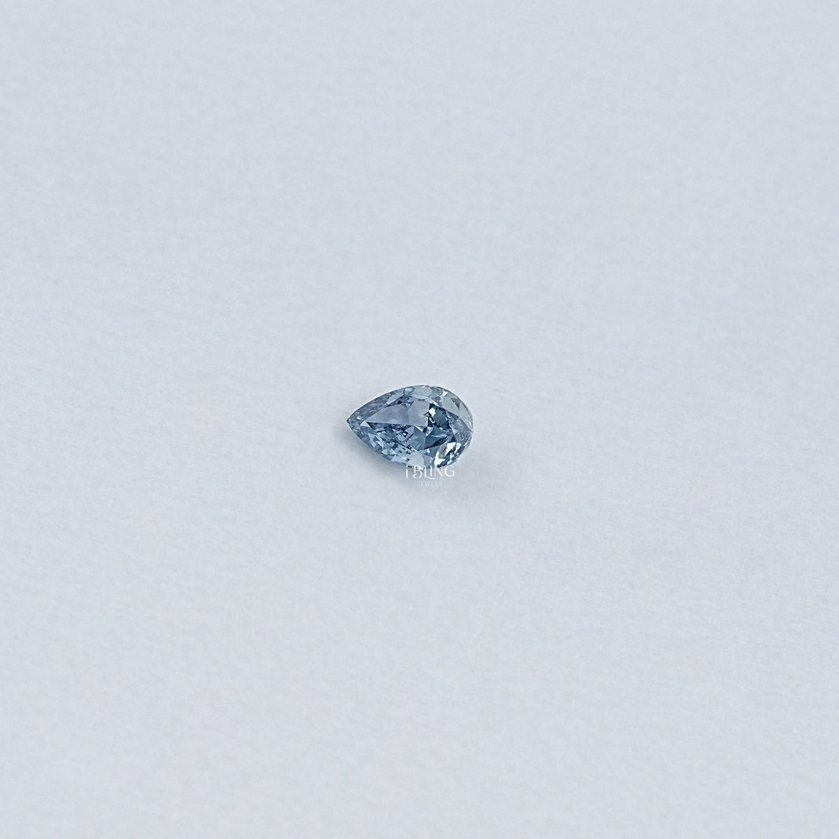 Blue Pear Shape Lab Loose Diamond Loose Diamond