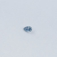 Blue Pear Shape Lab Loose Diamond