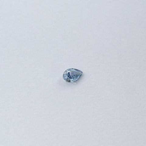 Blue Pear Shape Lab Loose Diamond