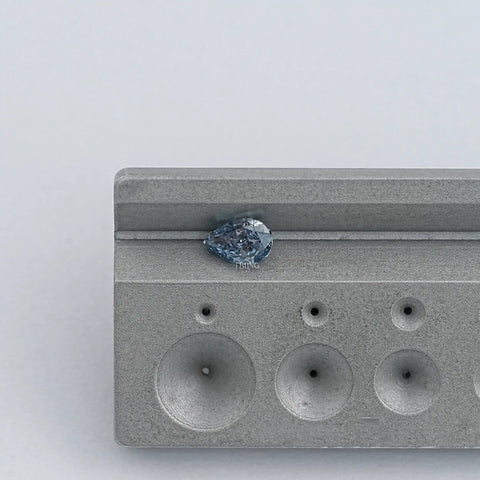 Blue Pear Shape Lab Loose Diamond