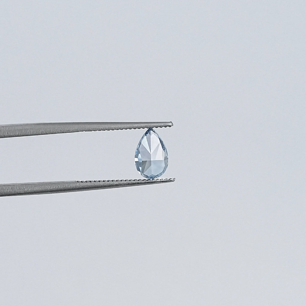 Blue Pear Shape Lab Loose Diamond